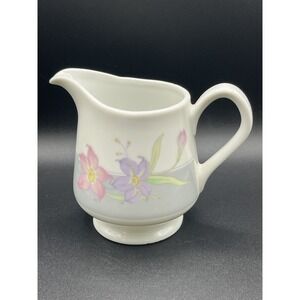 Remembrance Collection by Action (Japan) Porcelain Pastel Floral Creamer Pitcher